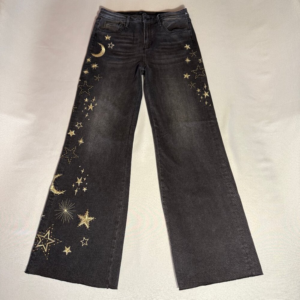 NWOT Free People x Driftwood Charlee Wide Leg Jeans Sz 28 - Picture 5 of 16